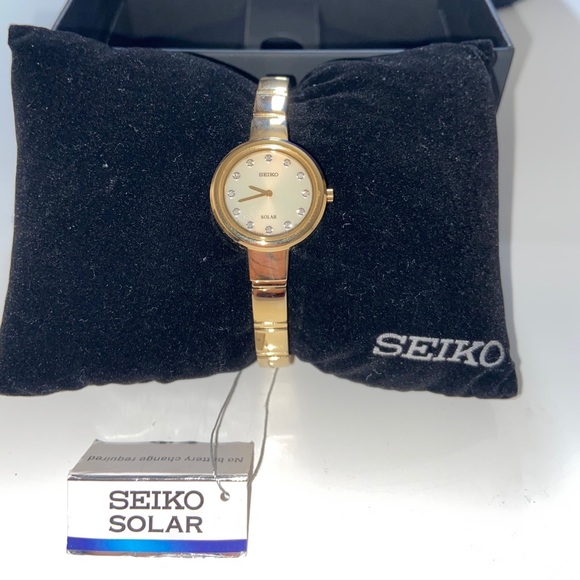 Seiko Women's Crystal Solar Watch